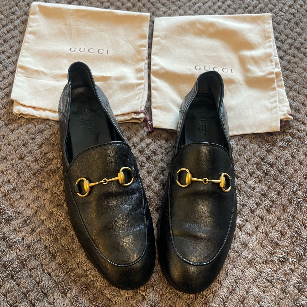 Gucci Brixton Women Loafers Sz US 6.5